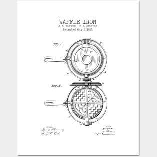 WAFFLE IRON patent Posters and Art